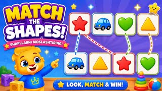 Find the Matching Shapes! 🧩✨