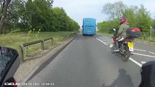 SRZ 1267 - Close Pass by Coach