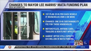 Shelby County Mayor Lee Harris makes changes to his plan to fund MATA
