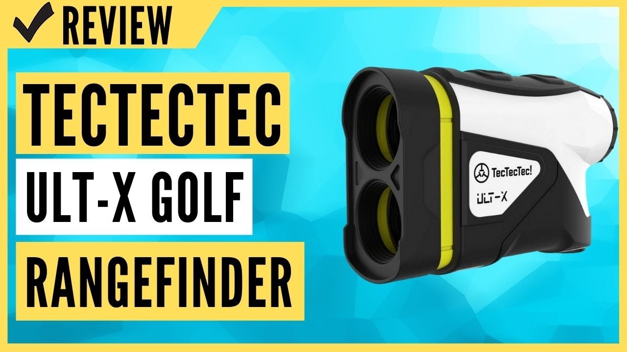 TecTecTec ULT-X Golf Rangefinder - Laser Range Finder with 1,000 