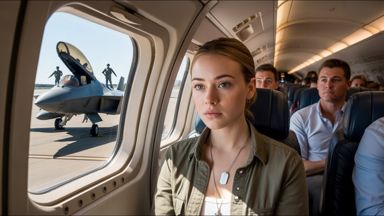 She Was Only in Seat 13F — Until Her Call Sign Had the F-22 Pilots Standing at Attention..!