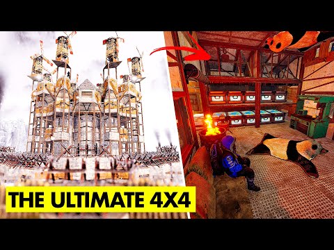 The Ultimate 4x4 - Large Group(8+) Rust base design