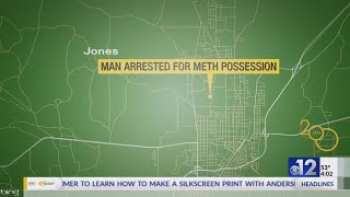 Man arrested after Jones County deputies find 3.8 pounds of meth in home