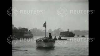 1919 Barry Versus Felton In Sculling Chdanionship