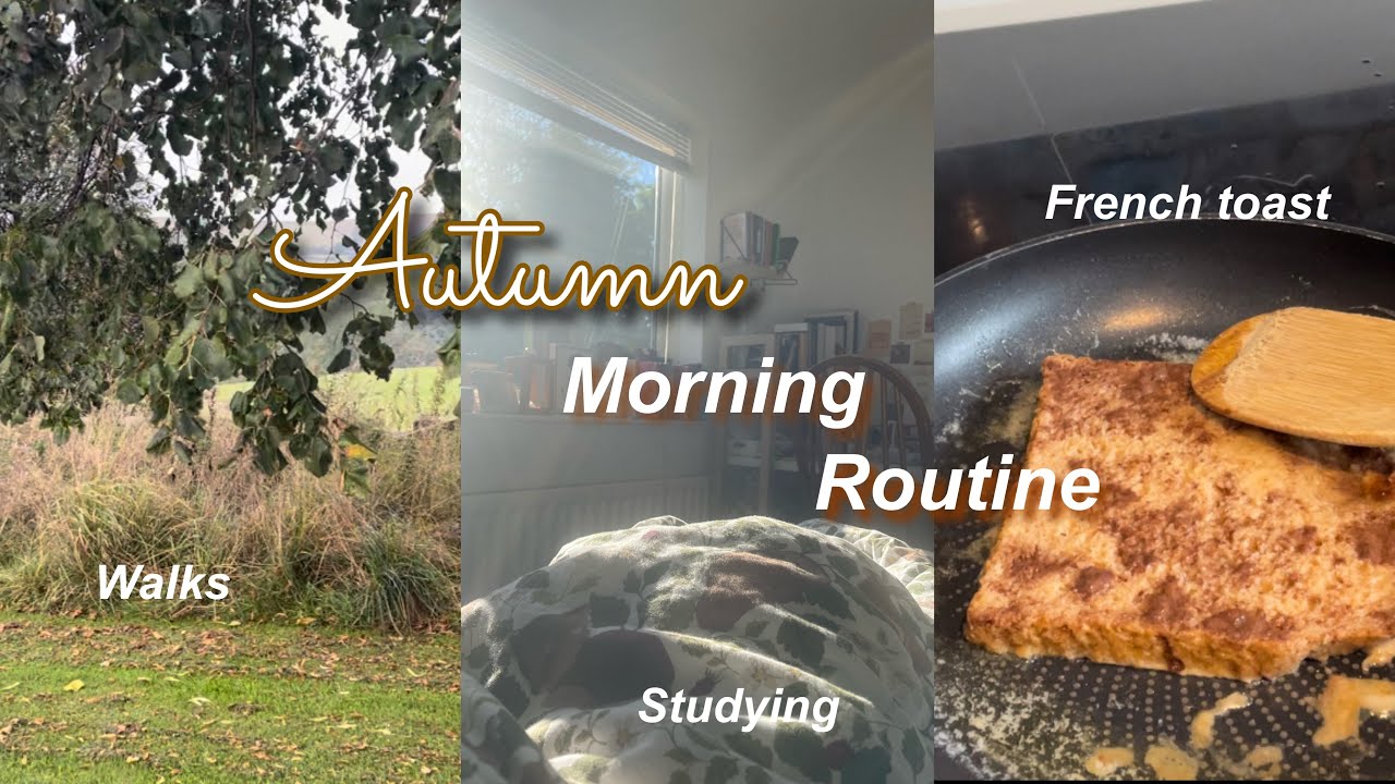 Autumn morning routine! | spend the morning with me - YouTube