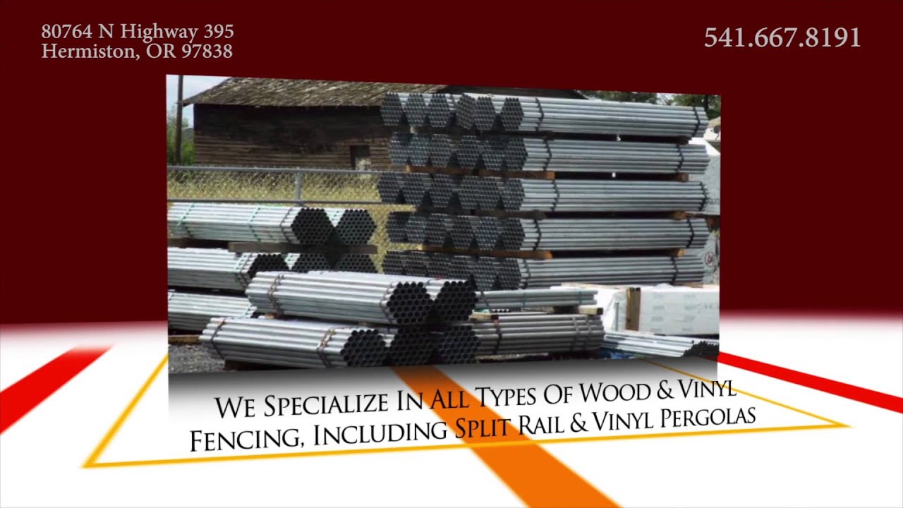 Fencing Company in Hermiston, OR All That Wood, LLC YouTube