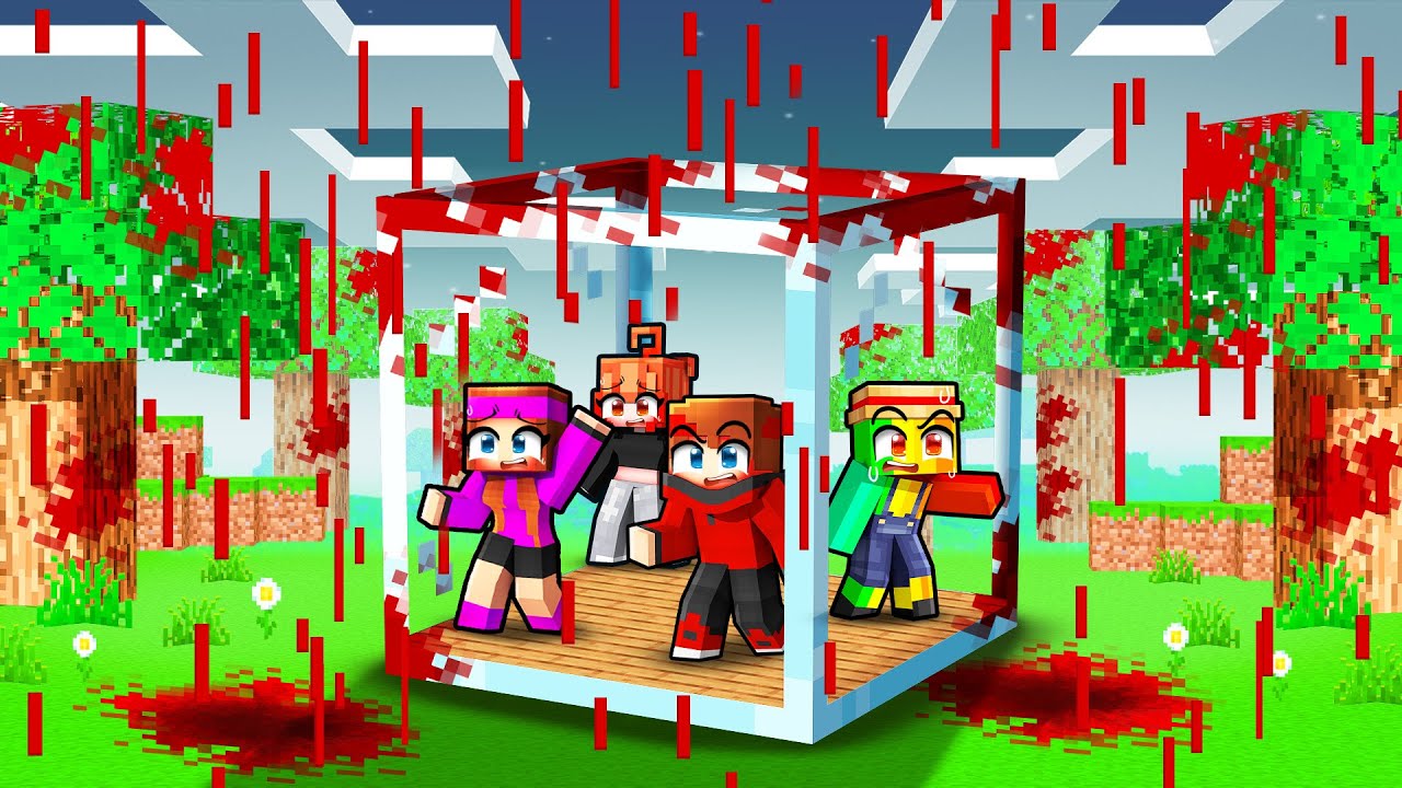 Pluie de Sang vs Bunker de l'APOCALYPSE sur Minecraft !