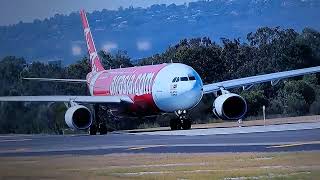 Airasiax A330 Takeoff Perth Airport