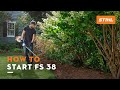 STIHL FS 38 Trimmer- How to Start