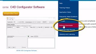 C4D Configurator Software, Contactless Conductivity screenshot 4