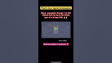 Simulation: Here 👆a physical solver is showing how signal propagates in PCB board 🔥 #pcbuild #vlsi