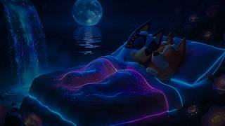 NO ADS Piano for Relaxation with Bluey &amp; Bingo 🌊 Relaxing Piano &amp; Waterfall for Deep Sleep