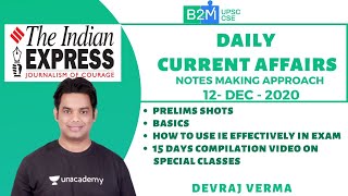 12-Dec-2020 | Daily Current Affairs |Indian Express News Paper | UPSC CSE/IAS 2021 | Devraj Verma