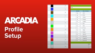 Profile Setup in Arcadia