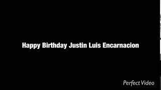 Message to Justin Luis Encarnacion
