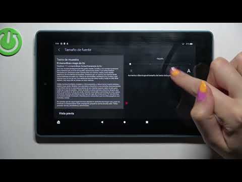 Video: ¿Cómo cambio el tamaño de la pantalla de mi Kindle Fire?