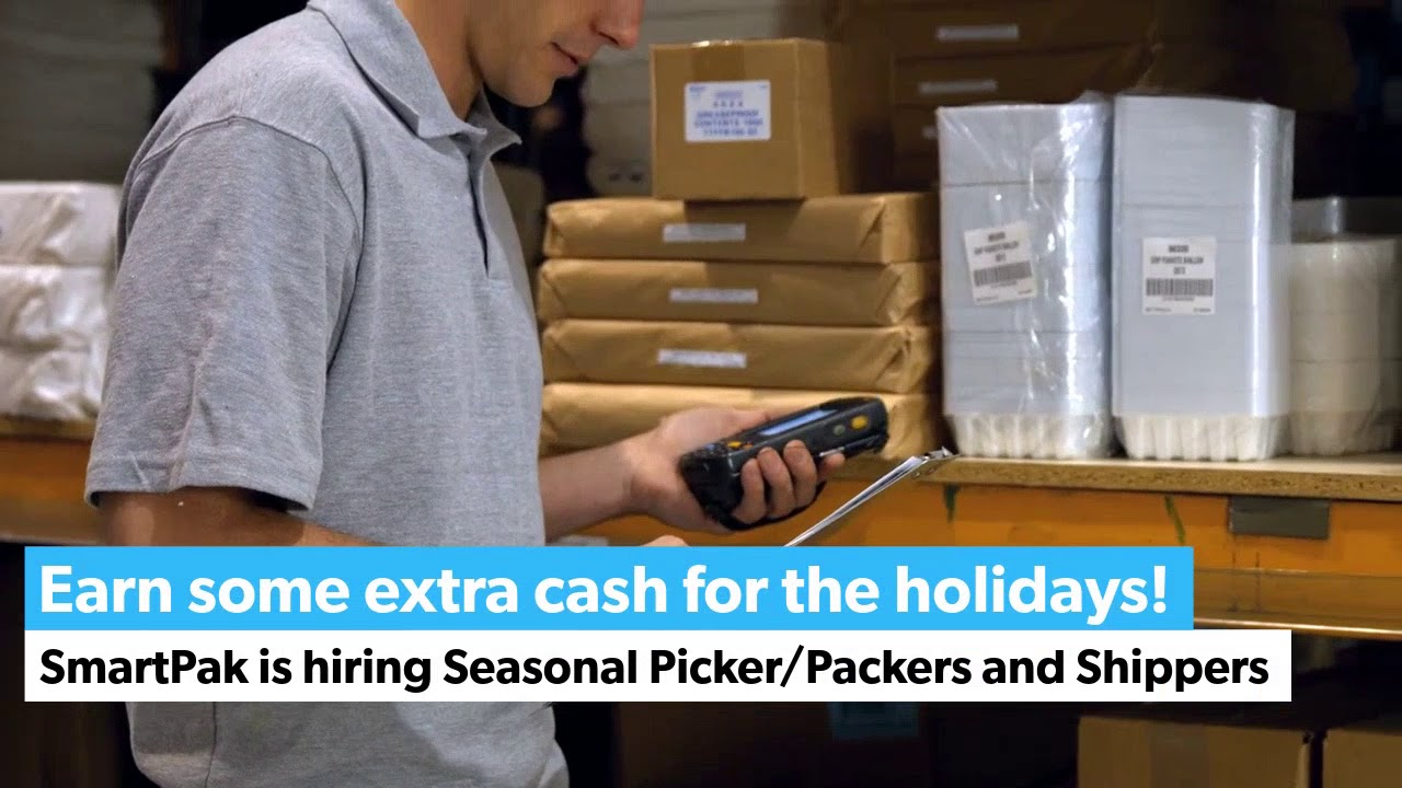 SmartPak Equine is hiring Seasonal Pickers/Packers