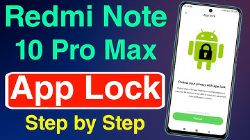 How to Lock Apps in Redmi Note 10 Pro Max | Redmi Note 10 Pro Max Me App Lock Kaise Kare