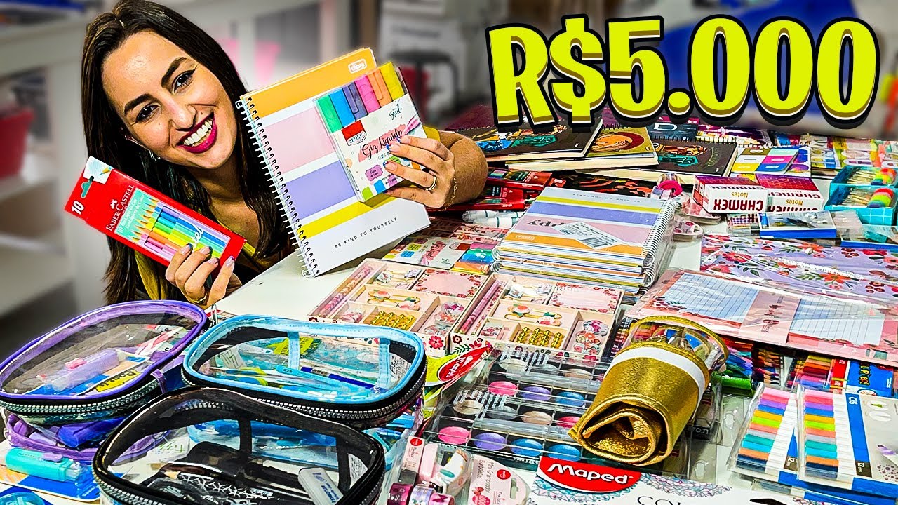 O MAIOR PEDIDO DE 5 MIL REAIS COM MAIS DE 300 ITENS | PAPELARIA ART PEL