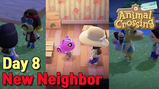 [Nintendo Switch] Animal Crossing New Horizons: Day#8 New neighbor Peanut