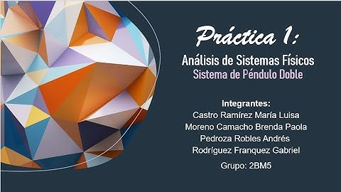 Péndulo Doble - Tracker & SolidWorks