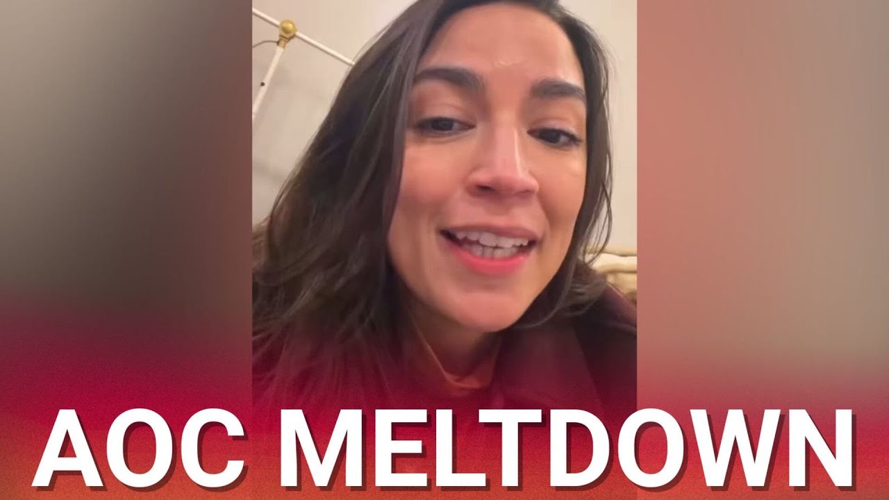 AOC breaks silence with desperate meltdown after humiliating word salads in Munich