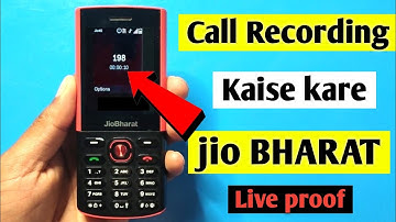 Jio Bharat k1 4G Voice Recording Problem | Bharat k1 voice recording | jio recording Solution