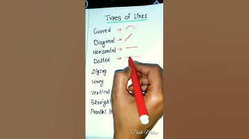 Types of lines #shortvideo #vairal #art #drawing #line