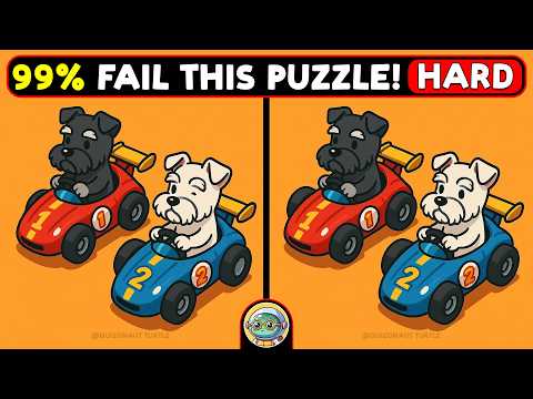 🐢🧩 Spot 3 Differences | Harder Than You Think! 🧩🐢 | Quizonaut Turtle