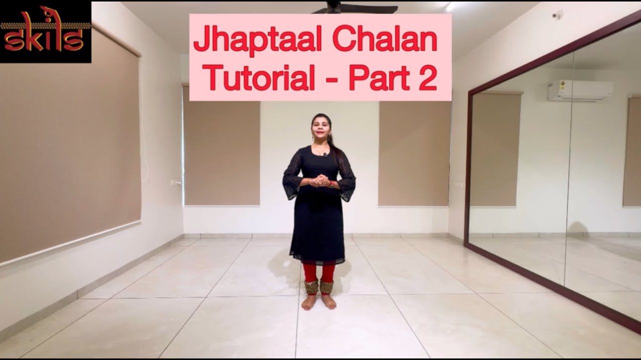 Jhaptaal Chalan Part 2 | Kathak Footwork Tutorial by Shruti Patki | Vilambit Laya #kathak