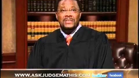 Ask Judge Mathis - January 2, 2012