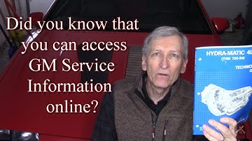 Accessing GM Service Information Online - Did you know you can buy a 3 day subscription?