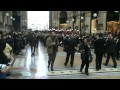 BANDA DEI CARABINIERI SFILATA IN GALLERIA