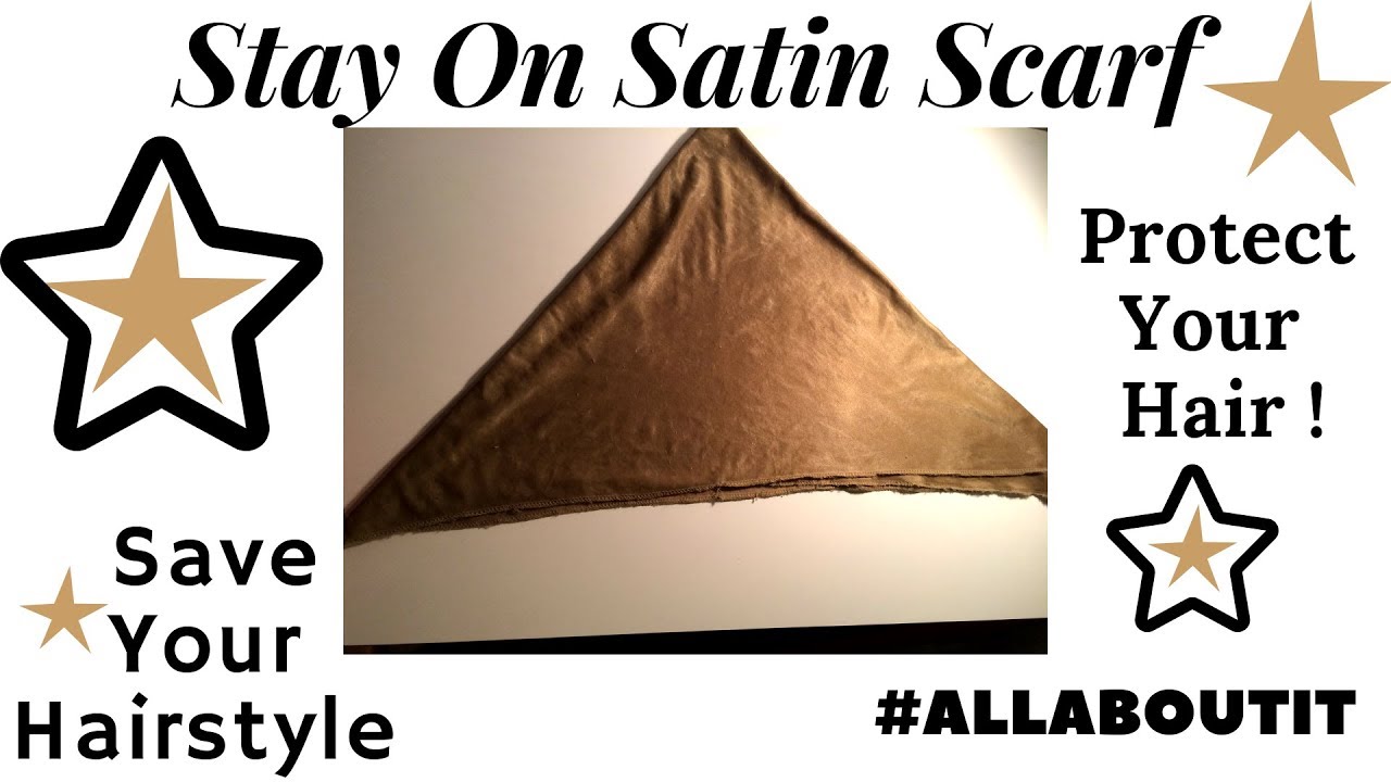 How to Use Satin Sleep Scarf Protect Your Hair While You Sleep YouTube