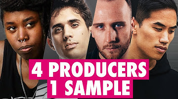4 PRODUCERS FLIP THE SAME SAMPLE ft. Anomalie, Zomboy, Kilamanzego