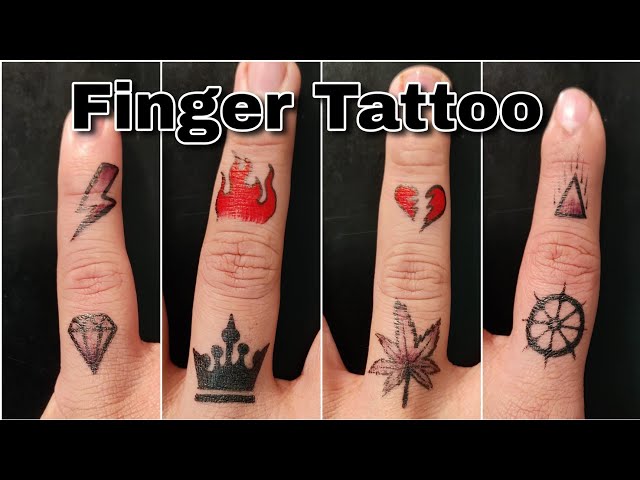 Finger Tattoo | Ornamental, Flower, Lotus | skindeepart | Flickr