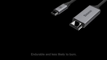 Cáp chuyển USB Type C sang HDMI Baseus hỗ trợ xuất Video 4K - 60Hz từ Smartphone ra TV