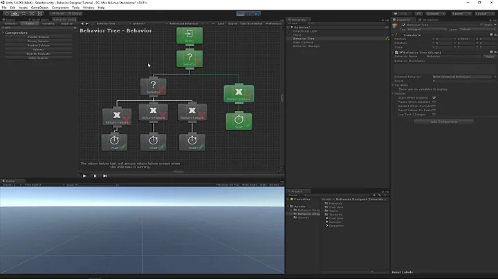 Behavior Tree Basics: What is a Selector Task?