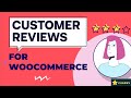 Customer reviews for woocommerce