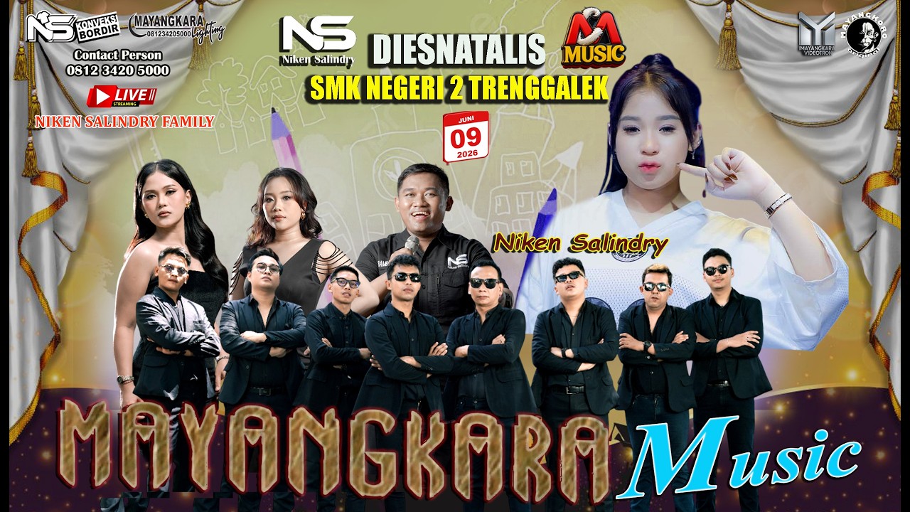 Mira MAYANGKARA MUSIC NIKEN SALINDRY || DIESNATALIS SMK NEGERI 2 TRENGGALEK || 09 JUNI 2026 en YouTube Mira MAYANGKARA MUSIC NIKEN SALINDRY || DIESNATALIS SMK NEGERI 2 TRENGGALEK || 09 JUNI 2026 en YouTube