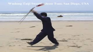 Jesse Tsao Wudang Tai Chi Sword - whole routine demo in San Diego, USA