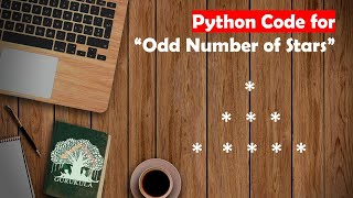Learn Python in Tamil | How to print Odd Number of Stars | GURUKULA | [TAMIL]