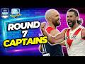 Round 7 Captains | AFL Fantasy 2026