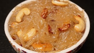 Semiya Kesari Recipe | How to make Vermicelli Kesari Recipes in Telugu by Hyderabadi Ruchulu