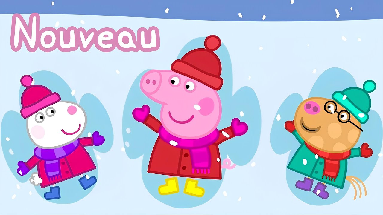 Les histoires de Peppa Pig 🤫 Le Secret du Monstre de Neige 😨 Aventure Hivernale | Animés