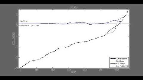 Beach profile morphodynamics