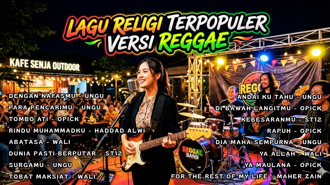 KUMPULAN LAGU RELIGI TERPOPULER SEPANJANG MASA🔥VERSI REGGAE SKA🎶 Ungu, Wali ,ST12, Opick, Maher Zain