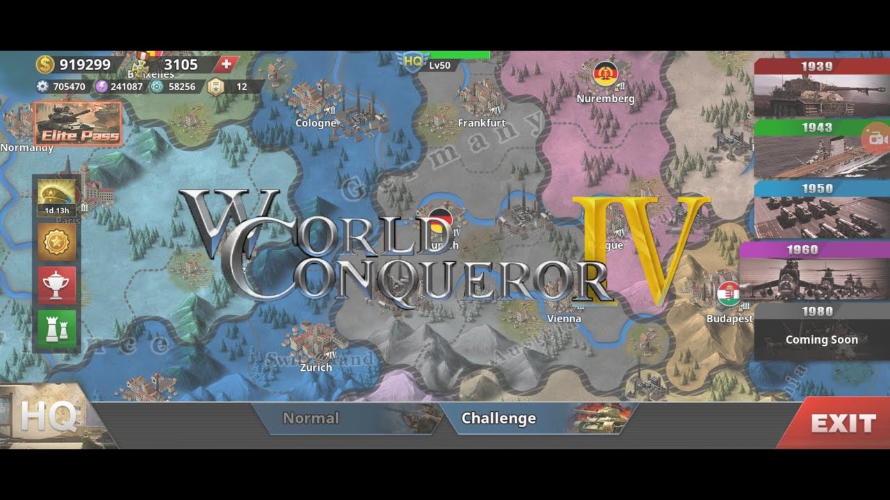WC4 1960 Challenge Conquest - 39/42!!!! - West Germany (2 stars: 29 ...