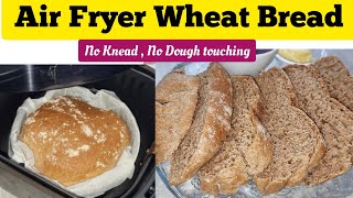 Soft Air Fryer Whole Wheat BREAD. How to make Bread in the Air fryer Recipe. SO Rich In Fiber🍞🍞