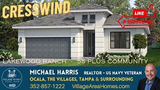 Lakewood Ranch 🏡 Cresswind - 55 plus community 🏡 Bahia Model walkthrough